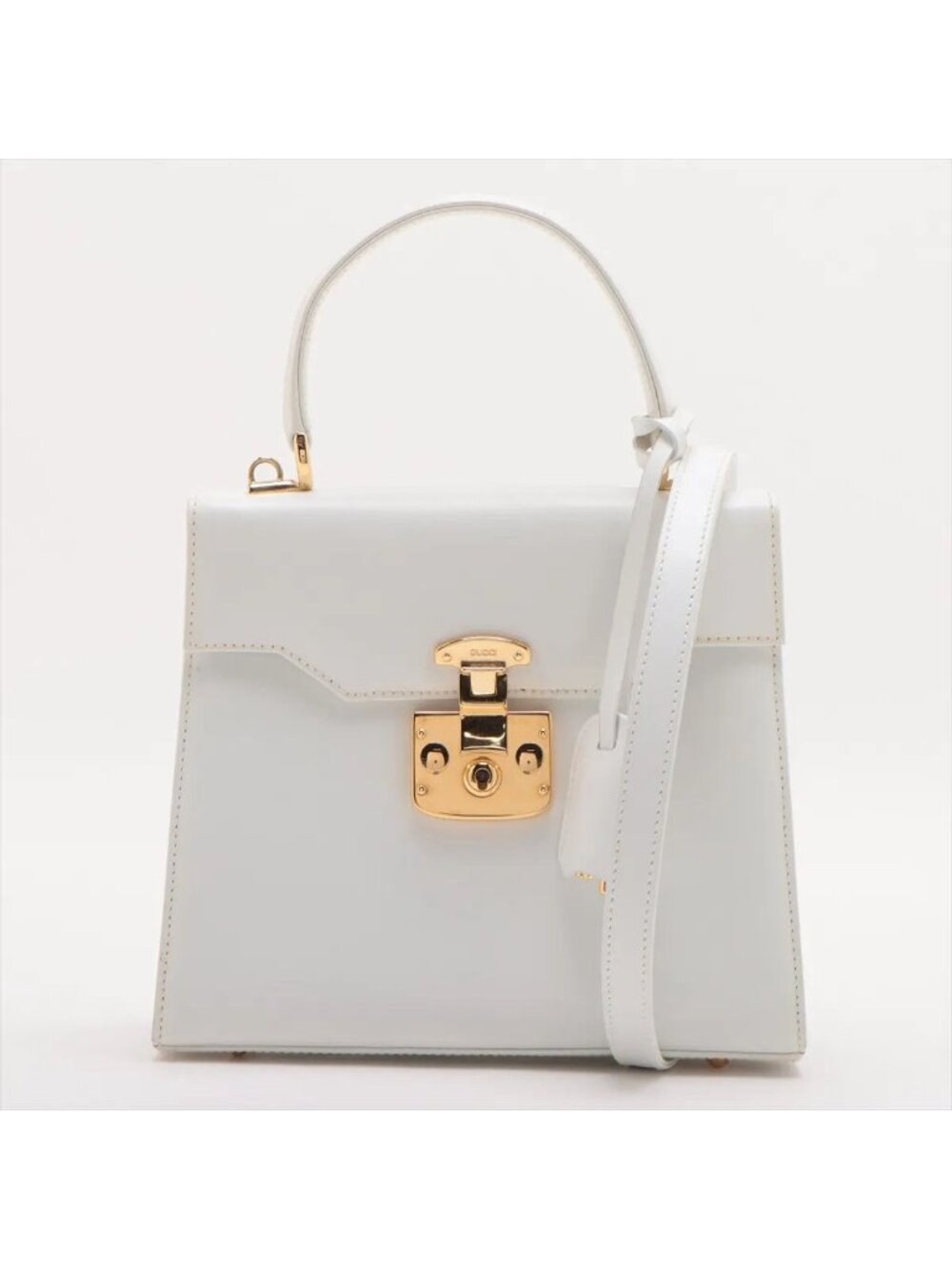 Gucci Ladylock Crossbody Leather 2-Way Shoulder Bag Hand